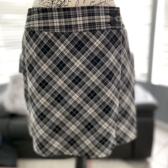 Esprit Plaid Mini Skirt Size 7/8 - Picture 1 of 5